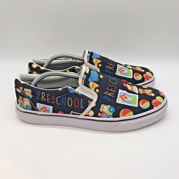 Groove Bags & Custom Kicks Pre-School Sneakers Canvas Men\'s 12 Loafers Deck Shoe